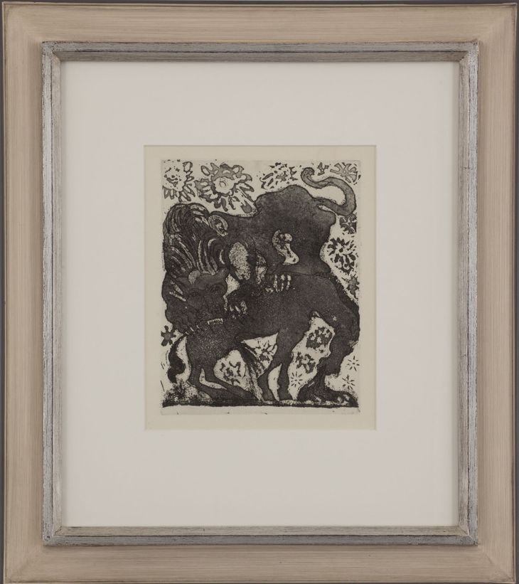 Zápas / Kůň přepadený lvem (Dušičky) (Torso naděje V) - 1