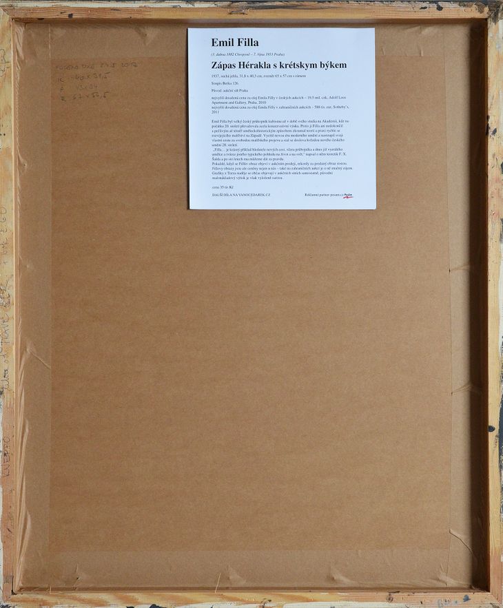 Zápas Hérakla s krétským býkem - 2